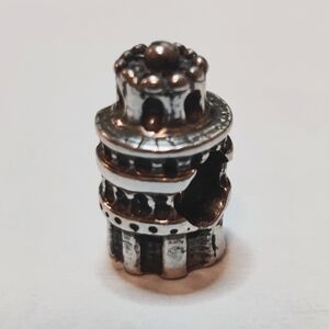 Tedora Pizza Tower Sterling Silver Charm